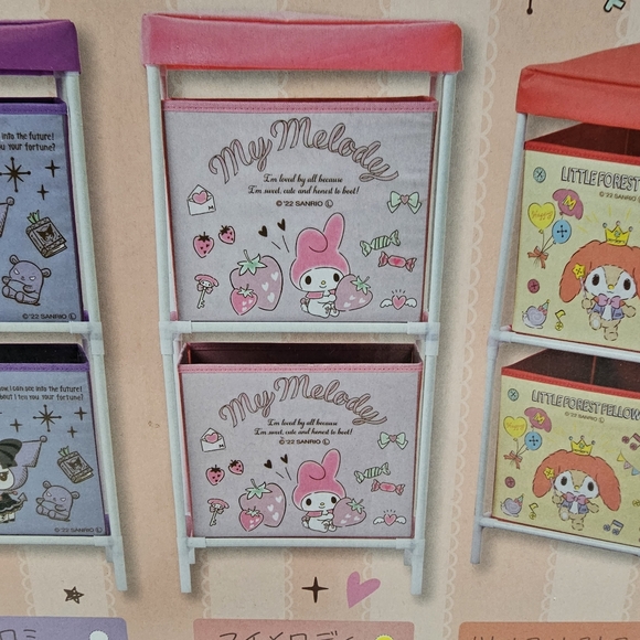 Sanrio My Melody Happiness Magic 2-Tier Storage Shelf - Picture 1 of 3